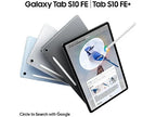 Tablet - Samsung Galaxy Tab S10 FE, 10.9 WUXGA+, 8 GB RAM, 128 GB, Gris, Sin Adaptador De Corriente, Con S Pen