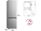 Frigorífico combi - LG GBV3200DPY, Total no Frost, 203 cm, 387 L, DoorCooling+, FRESHConverter, Inox antihuellas