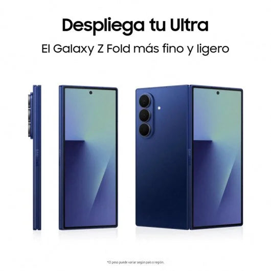 Samsung Galaxy Z Fold7 12GB256GB Azul Intenso Móvil Plegable con IA