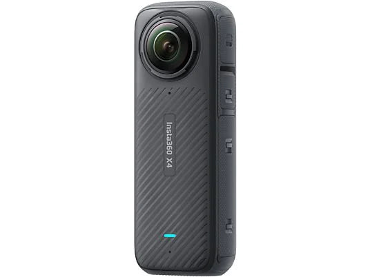 Cámara deportiva - Insta360 X4, 8K, IPX8, Edición con IA, HDR Activo 360°, Negro