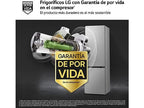 Frigorífico combi - LG GBV3200DPY, Total no Frost, 203 cm, 387 L, DoorCooling+, FRESHConverter, Inox antihuellas