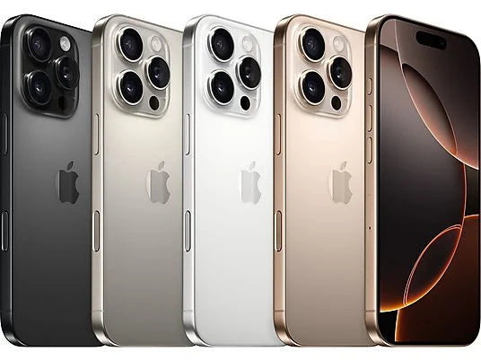 Apple iPhone 16 Pro Max, Titanio Desierto, 256 GB, 5G, 6.9  OLED Super Retina XDR, Chip A18 Pro, iOS