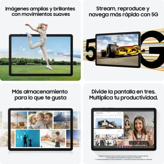 Tablet Samsung Galaxy Tab A9+ WiFi 11 4GB64GB Gris Versión Importada EU