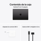 Portátil Apple MacBook Pro Apple M4 10 Núcleos16GB512GB SSDGPU 10 Núcleos14 Negro Espacial