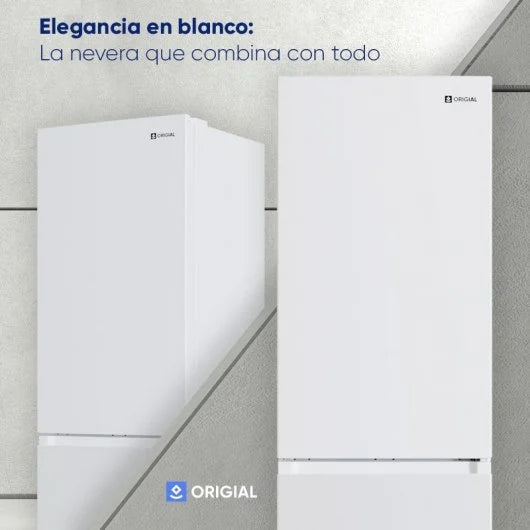 Origial Cool&Freeze 185 Essential White Frigorífico Combi Total No Frost E Blanco