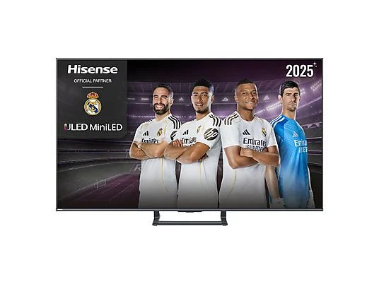 TV Mini LED 75 - Hisense 75E8Q, UHD 4K, 144 Hz, Hi-View Engine, Escalador HDR IA, Subwoofer integrado, Negro