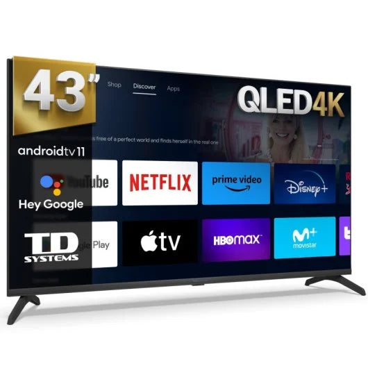 Smart TV 50 pulgadas Qled 4K Td SYSTEMS PRIME 50C19 GLQ