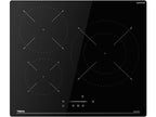 Placa inducción - Teka IBC 63110 SSM BK, 3 zonas, 29 cm Zona grande, 59 cm ancho, Negro