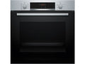 Horno - Bosch HBA574ES3, Multifunción, Pirolítico, 71 l, 59.4 cm, HotAir 3D, Asistente de limpieza con agua, Inox
