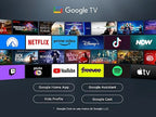 TV QLED 55" - TCL 55P7K, UHD 4K, AiPQ Processor, Smart TV, DVB-T2, 60 Hz, Pantalla HVA, Dolby Atmos, Negro
