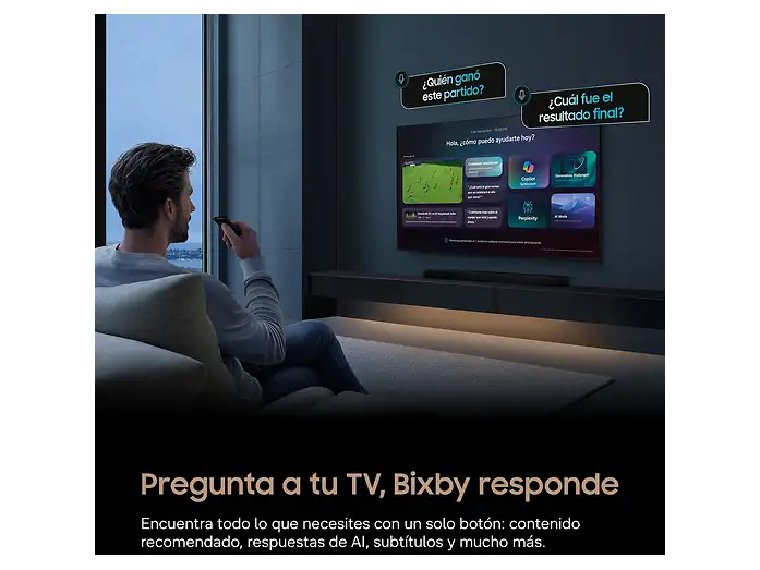 TV OLED 65 - Samsung TQ65S90HAEXXC, OLED 4K, NQ4 AI Gen3 Processor, Smart TV, Tecnología Sin Reflejos, Full AI, Negro