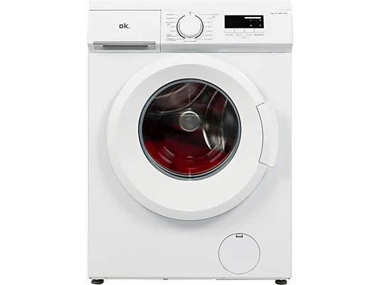 Lavadora carga frontal - OK OWM 7153 D, 7 kg, 1200 rpm, bloqueo niños, Display, Blanco