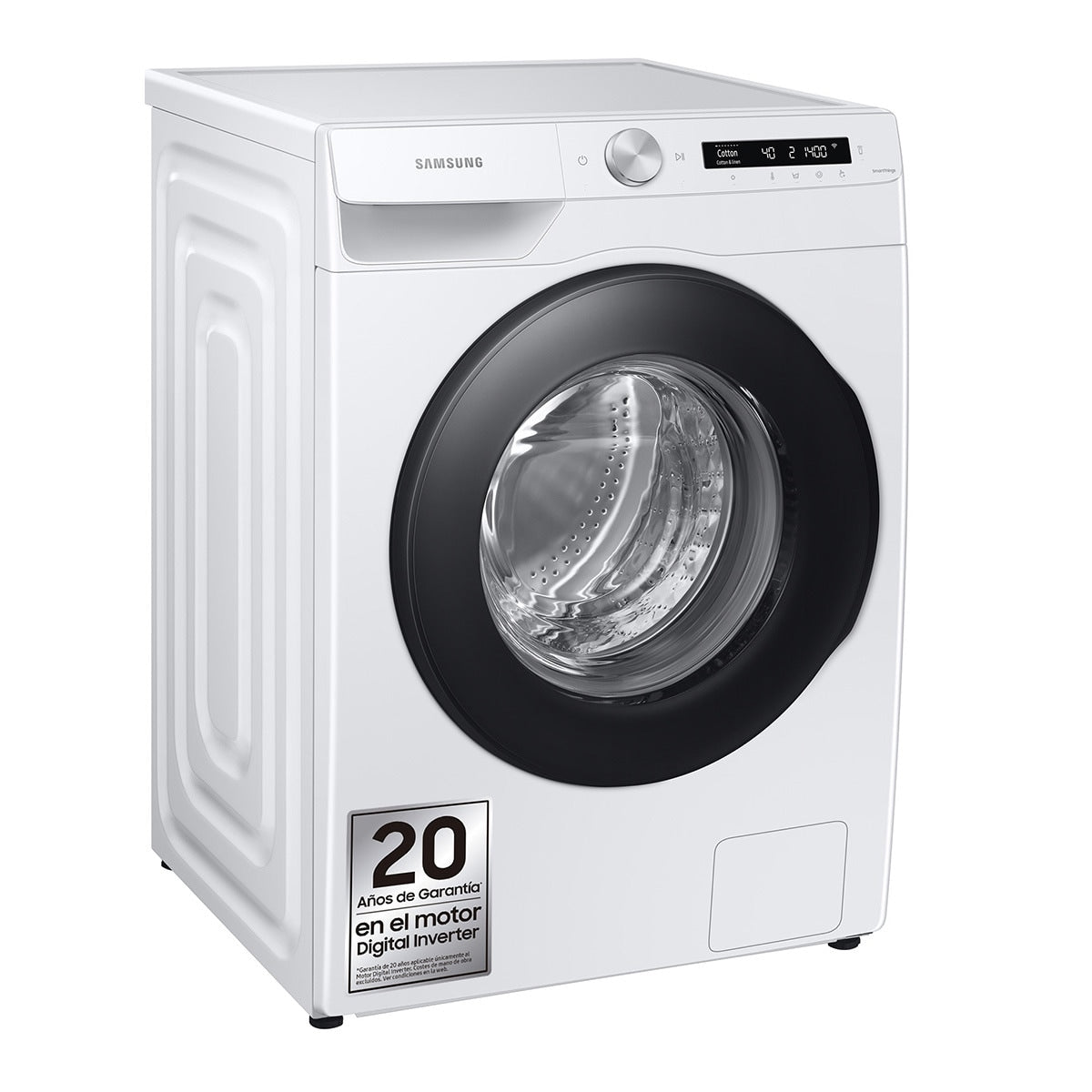Lavadora Samsung WW90T504DAWCS3 Blanco 9kg a