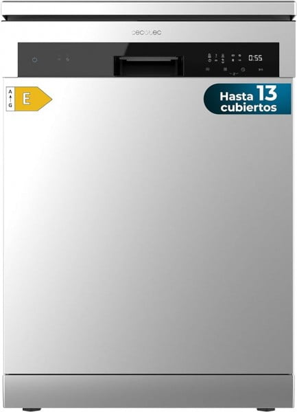 Cecotec Lavavajillas Independiente de 60 cm Bolero Aguazero 6100 Inox E. 13 Cubiertos