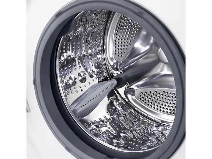 Lavadora carga frontal - LG F4X1009NWK, 9 kg, 1400 rpm, 10 programas, AI Direct Drive, ThinQ, Blanco Marfil