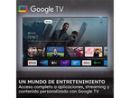 TV QLED 75" - Haier S80 Series H75S80FUX, QLED 4K HDR10, Google TV, Gaming 120Hz, Dolby Audio, Negro