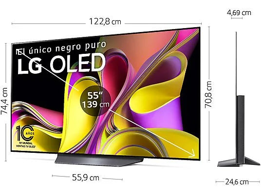 Smart TV LG 55" 4K 3840x2160 OLED55B36LA