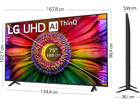 Smart TV LG 75UR80006LJ 4K Ultra HD 75