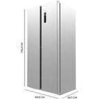 Cecotec Frigorífico americano 2 puertas Bolero CoolMarket sbs 430 blanco E.
