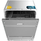 Cecotec lavavajillas Integrable de 60 cm Bolero Aguazero 6100 Full-BI E. 12