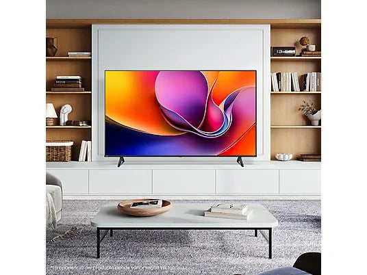 TV LED 43" - Hisense 43A6Q, UHD 4K, Quad Core/MT9603, IA 4K Upscaler, Modo Juego Plus, Control por voz, Negro