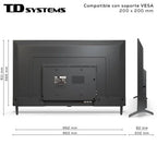 Smart TV 50 pulgadas Qled 4K Td SYSTEMS PRIME 50C19 GLQ