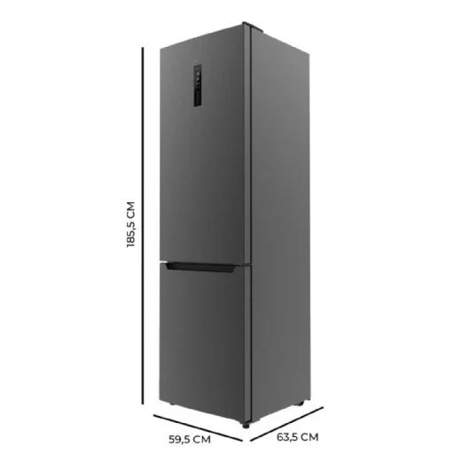 Cecotec Bolero CoolMarket Combi 322 Dark D Frigorífico Combi