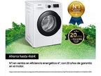 Lavadora carga frontal - Samsung WW80TA026AEEC, 8 kg, 1200 rpm, 14 Programas, Blanco