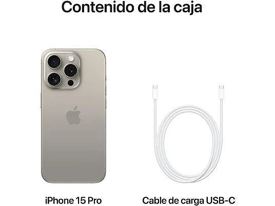 Apple iPhone 15 Pro 128GB titanio Natural