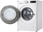 Lavadora secadora - LG F2DR5S09A1W, 9 kg+5 kg, 1200 rpm, 12 programas, Blanco