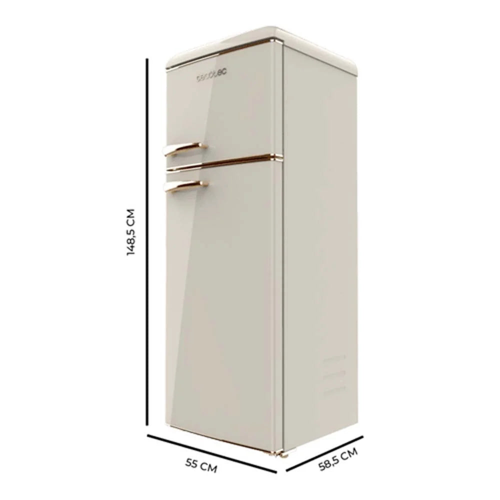 Cecotec Bolero CoolMarket 2d Origin 215 Beige E Frigorífico dos
