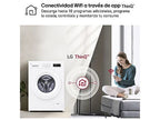 Lavadora carga frontal - LG F4X1008NWH, 8 kg, 1400 rpm, 10 programas, AI Direct Drive, ThinQ, Blanco Marfil