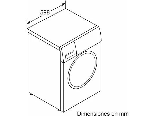 Lavadora carga frontal - Bosch WAN24268ES, 8 kg, 1200 rpm, 14 Programas, Blanco
