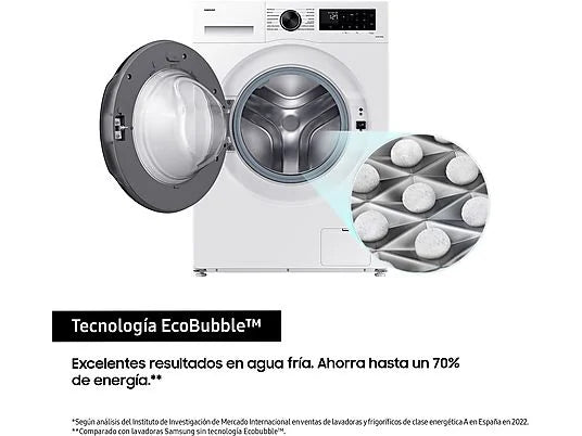 Samsung WW90CGC04DAEEC lavadora de carga frontal 9kg a Blanco