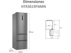 Frigorífico Combi Haier HTR3619FNMN
