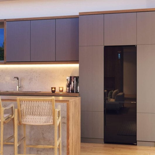 Cecotec Bolero CoolMarket Combi 322 Glass Black Frigorífico Combi E cristal Negro
