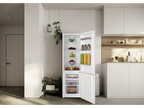 Frigorífico combi - ok. OFK 651 E W, Compresor, 180 cm, 262 l, Pies ajustables, Blanco