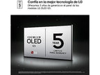 TV OLED 97 - LG OLED97G54LW, OLED 4K, Procesador Inteligente α11 AI Processor 4K Gen2, Smart TV, Gallery Design, negro roca