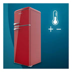 Frigorífico Retro Bolero CoolMarket 2d Origin 215 rojo E Cecotec