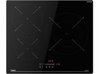 Placa inducción - Teka IBC 63110 SSM BK, 3 zonas, 29 cm Zona grande, 59 cm ancho, Negro