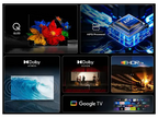 TV QLED 55 - TCL 55T69C, UHD 4K, Procesador AiPQ, Smart TV, DVB-T2, Negro