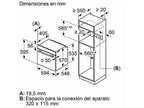 Horno - Bosch HBA574ES3, Multifunción, Pirolítico, 71 l, 59.4 cm, HotAir 3D, Asistente de limpieza con agua, Inox