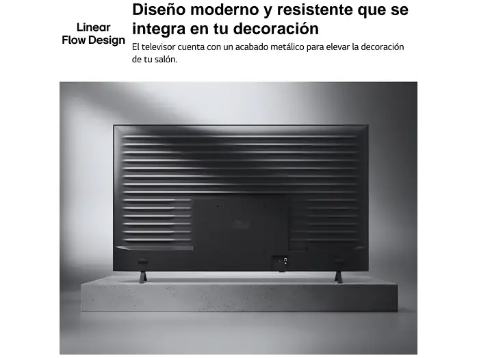 TV QNED Mini LED 50 - LG 50QNED72B6B, UHD 4K, Procesador Inteligente α7 AI Processor 4K Gen9, Smart TV, DVB-T2 (H.265), Negro