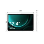 Tablet Samsung Galaxy Tab S9 FE+ 12.4" 8GB 128GB ocho núcleos Gris