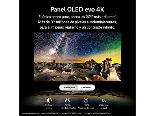Oled Evo LG OLED55C35LA 55 4K Smart TV Wifi