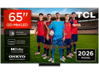 TV QD-Mini LED 65 - TCL 65C6K Pro, UHD 4K, TCL AiPQ Processor, Smart TV con Google TV, Dolby Vision-Atmos, Negro