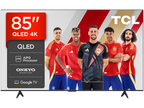 TV QLED 85 - TCL 85T69C, UHD 4K, Procesador AiPQ, Smart TV, DVB-T2, Negro
