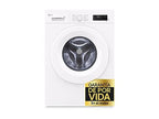 Lavadora carga frontal - LG F4X1008NWH, 8 kg, 1400 rpm, 10 programas, AI Direct Drive, ThinQ, Blanco Marfil