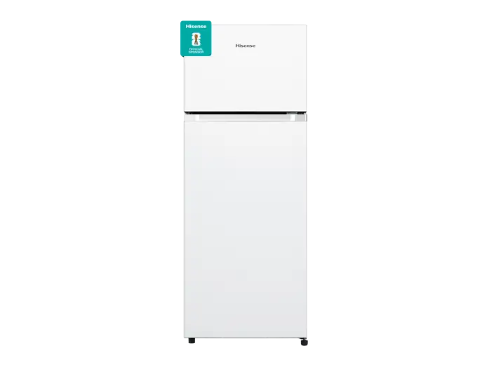 Frigorífico dos puertas - Hisense RT267D4AWE, Cíclico descongelación, 143.4 cm, 206 l, Iluminación LED, Blanco