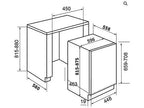 Lavavajillas Integrable Kromsline Klvi-42-int 45cm